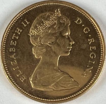 1967 CANADA $20 GOLD COIN: .5287 OZ., UNCIRCULATED
