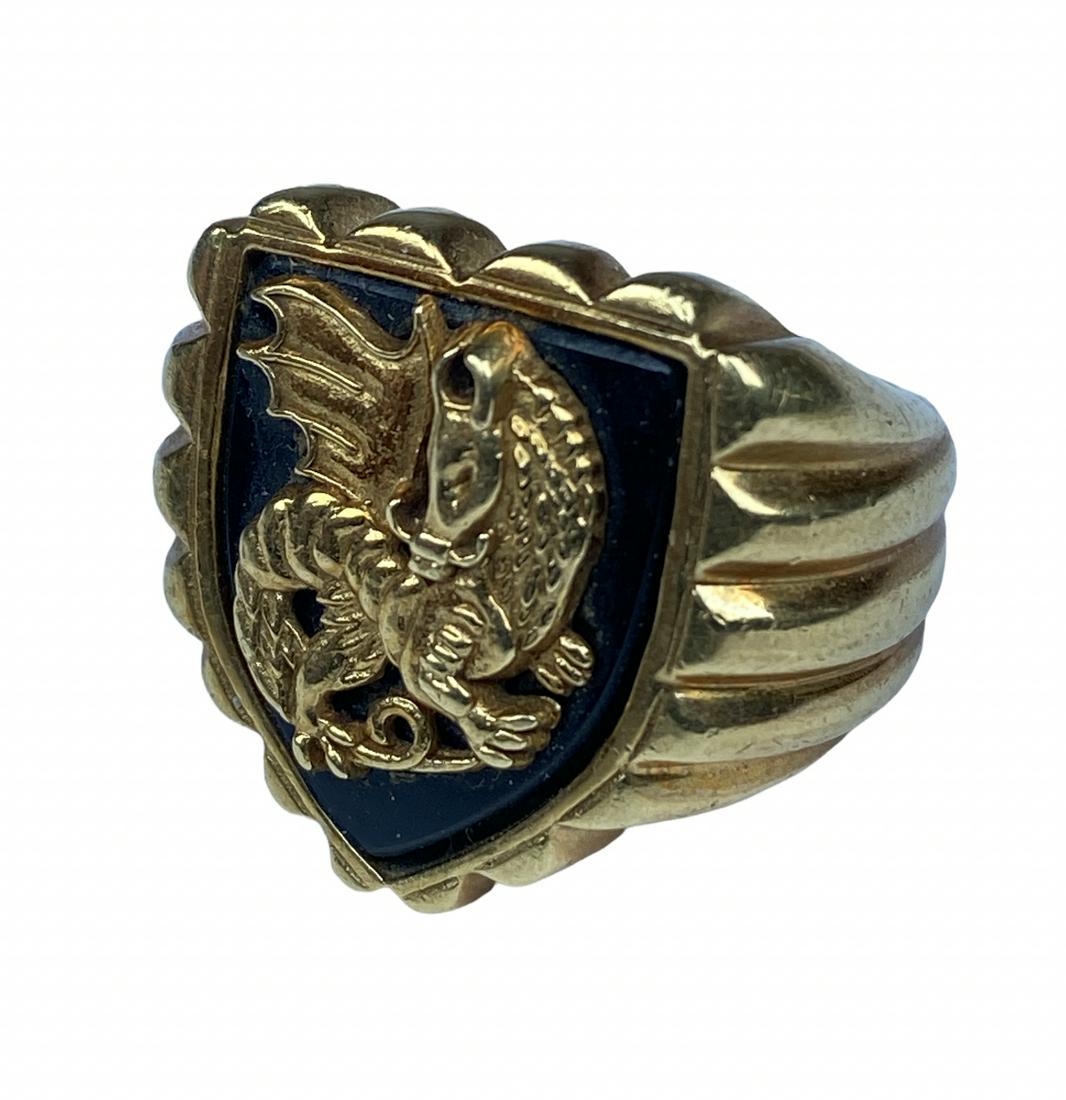 18K GOLD GENTLEMAN'S RING (1 of 1)