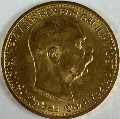 1912 AUSTRIA GOLD COIN (1 of 2)