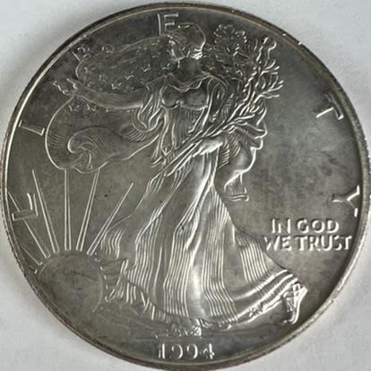 1994 AMERICAN SILVER EAGLE (1 of 2)