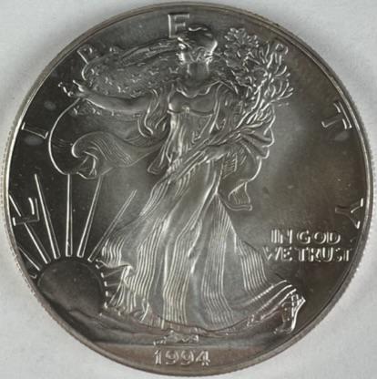 1994 AMERICAN SILVER EAGLE (1 of 2)