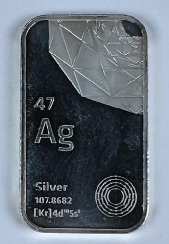 ONE OUNCE 999 FINE SILVER INGOT (1 of 2)