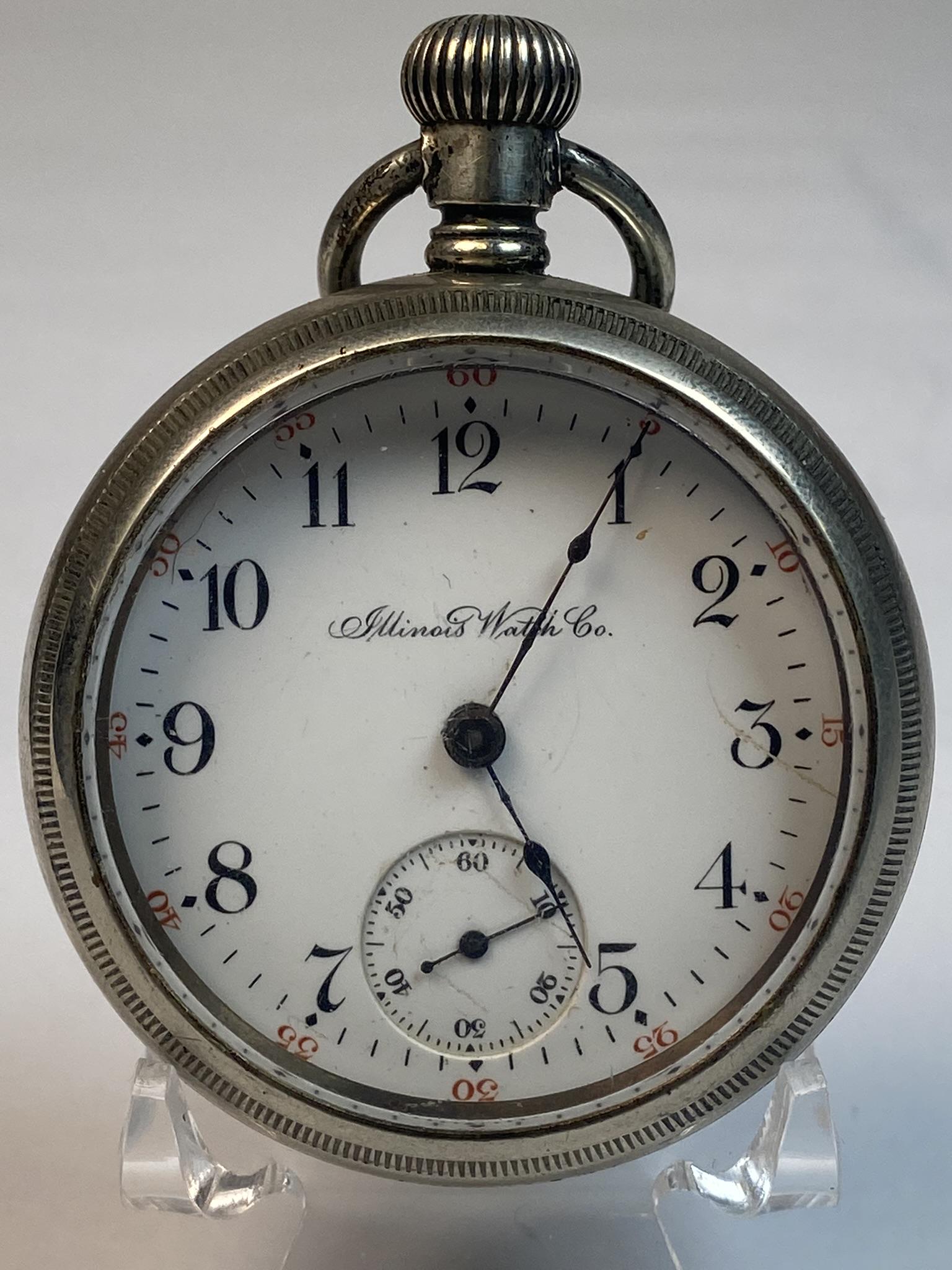 1914 ILLINOIS POCKETWATCH (1 of 3)