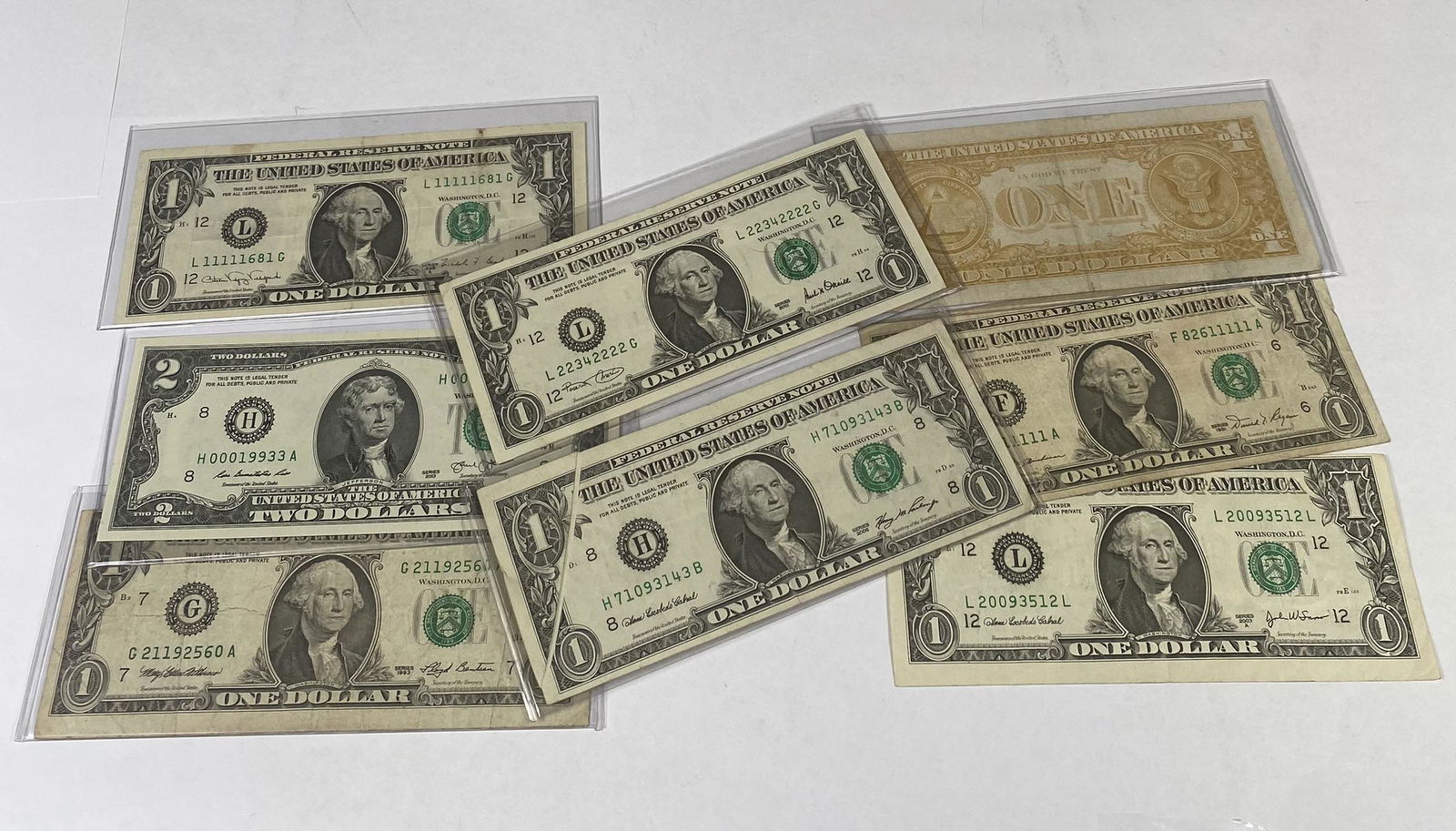 U.S. ERROR BANK NOTES - SERIAL SPECIALTIES (1 of 1)