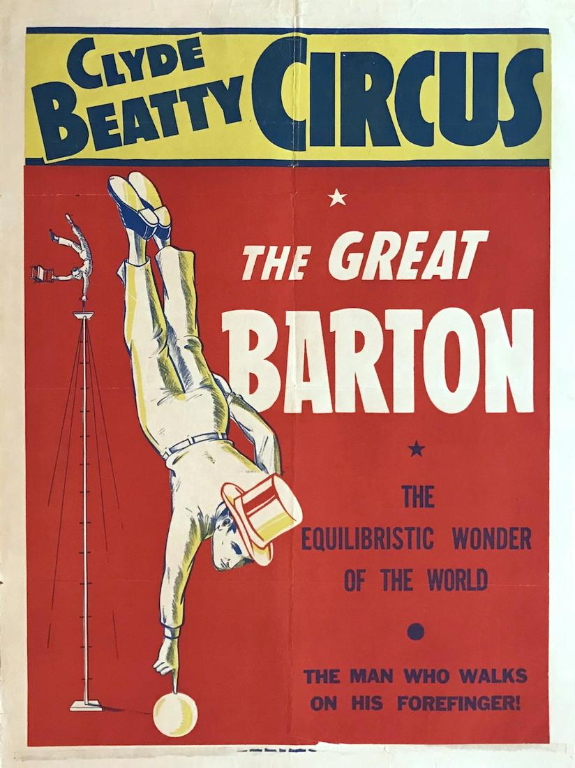 CLYDE BEATTY CIRCUS POSTER (1 of 1)