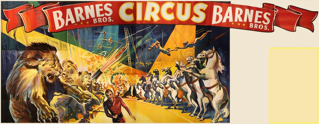 BARNES BROS. CIRCUS POSTER (1 of 1)