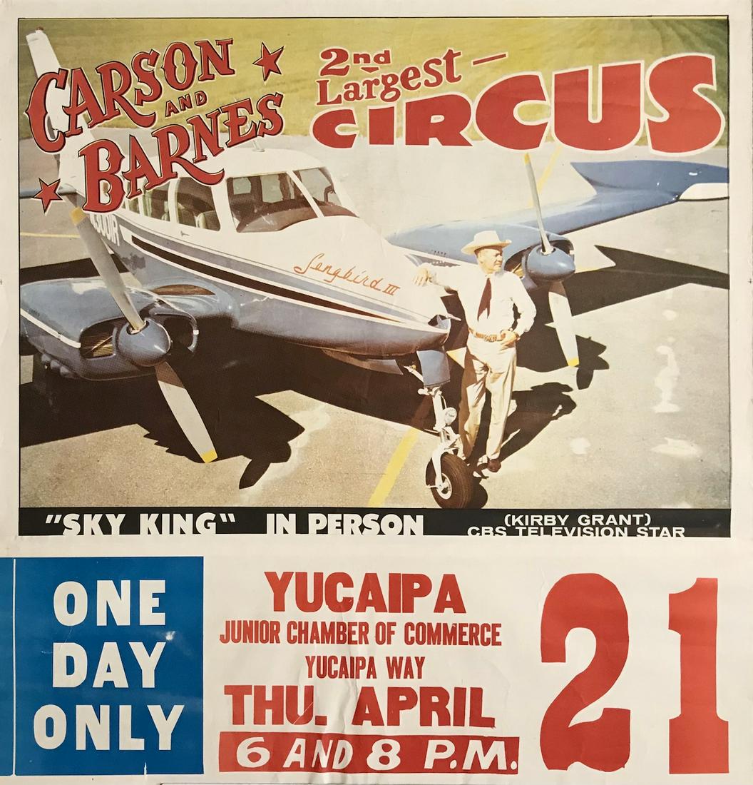 CARSON & BARNES CIRCUS POSTER (1 of 1)