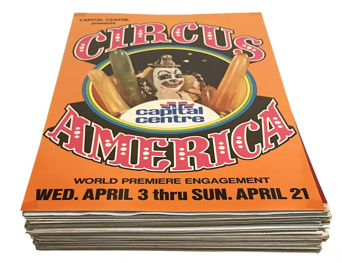ASSORTED CIRCUS WINDOW CARDS POSTERS (1 of 3)