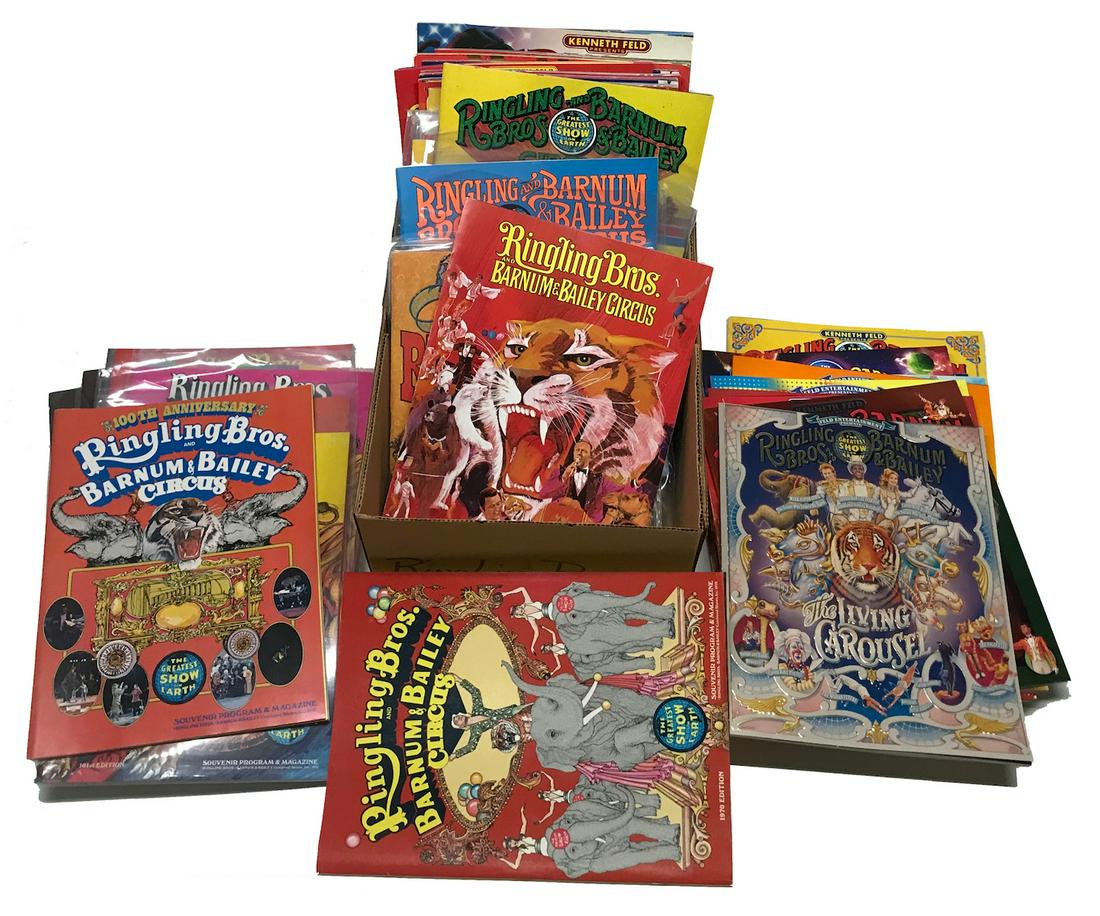 RINGLING BROS. AND BARNUM & BAILEY CIRCUS PROGRAM ARCHIVE (1 of 2)