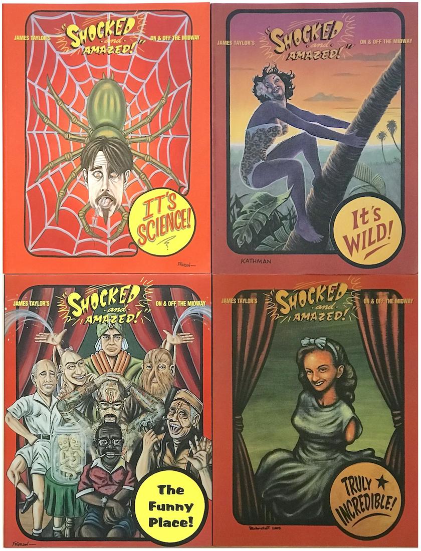 SIDESHOW JAMES TAYLOR'S SHOCKED AND AMAZED BOOKS, SIGNED (1 of 4)
