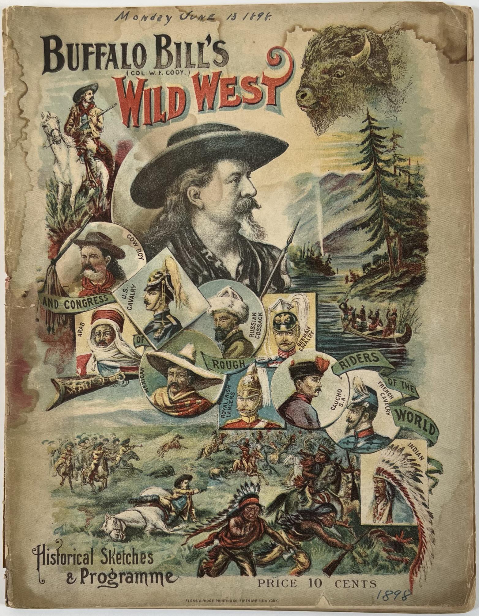 1898 BUFFALO BILL'S WILD WEST PROGRAM (1 of 4)