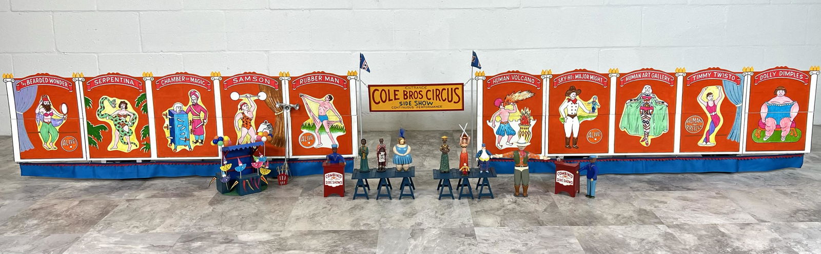 COLE BROS. CIRCUS SIDE SHOW MODEL (1 of 10)