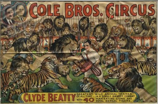 COLE BROS. CIRCUS POSTER (1 of 1)