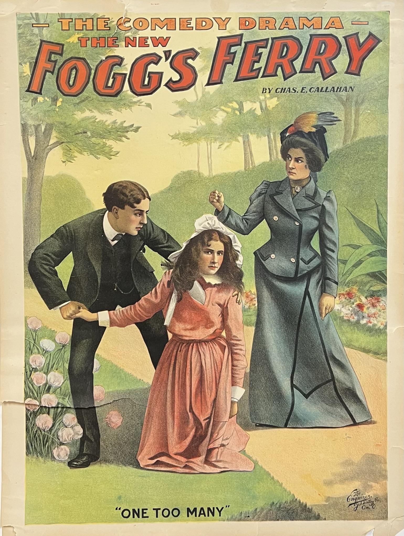 FOGG'S FERRY VAUDEVILLE POSTER (1 of 1)