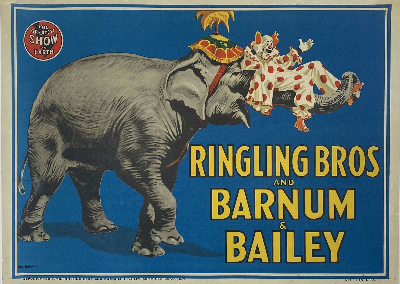 RINGLING BROS. BARNUM BAILEY CIRCUS POSTER (1 of 1)
