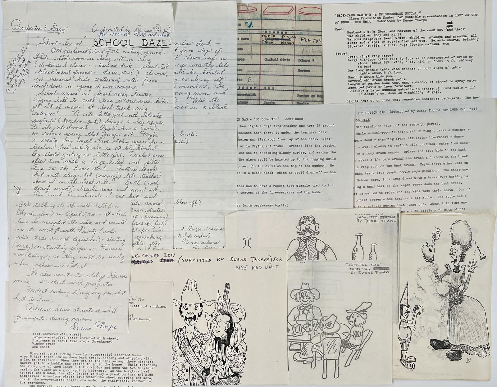 DUANE THORPE "UNCLE SOAPY" MEMORABILIA (1 of 1)