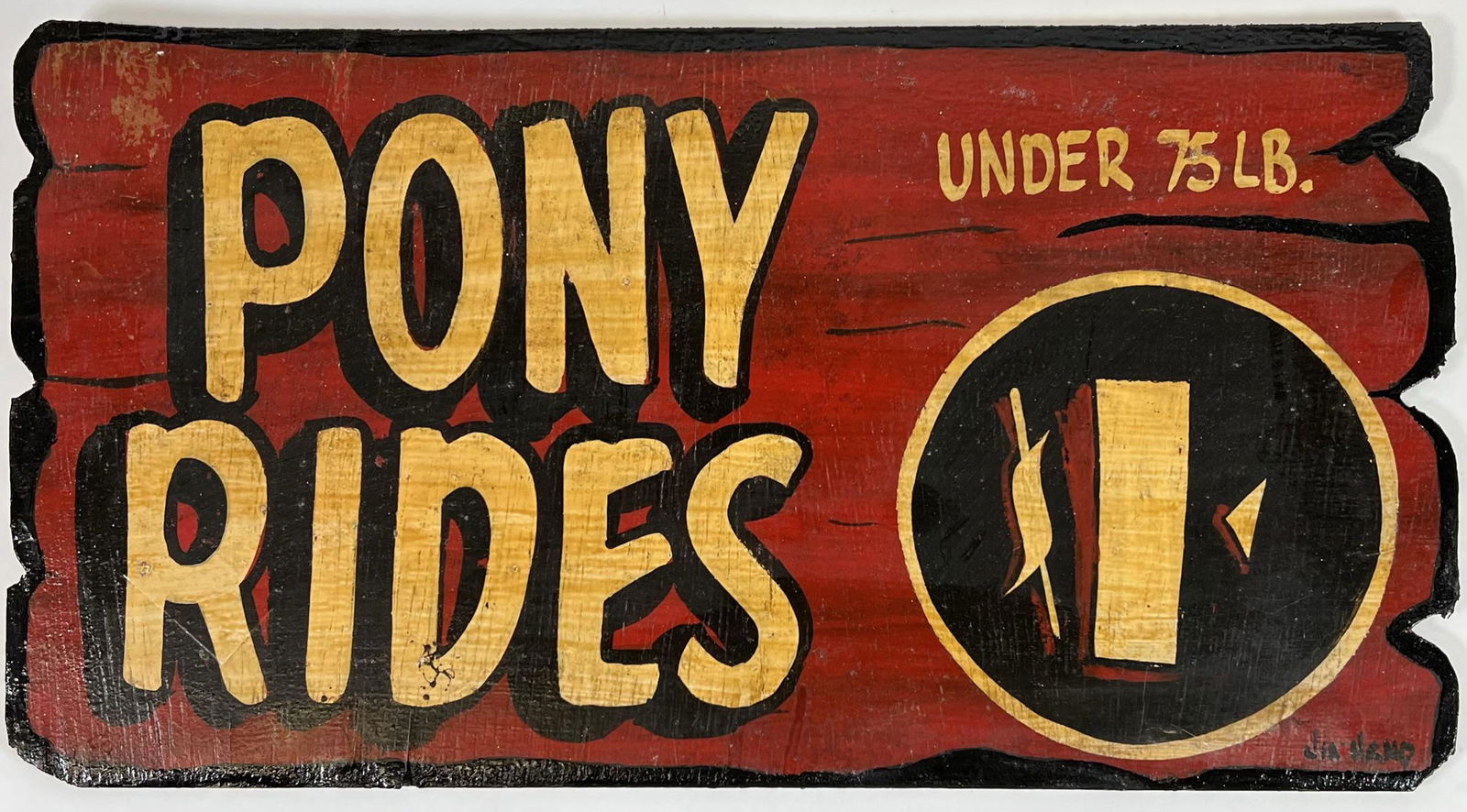 JIM HAND CARNIVAL SIGN (1 of 1)