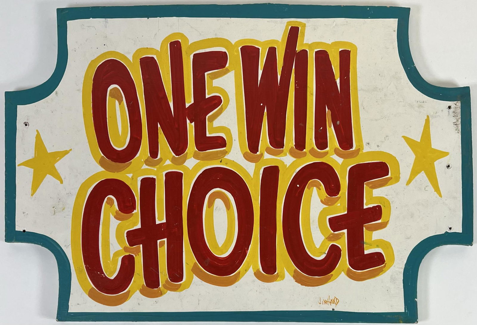 JIM HAND CARNIVAL SIGN (1 of 1)