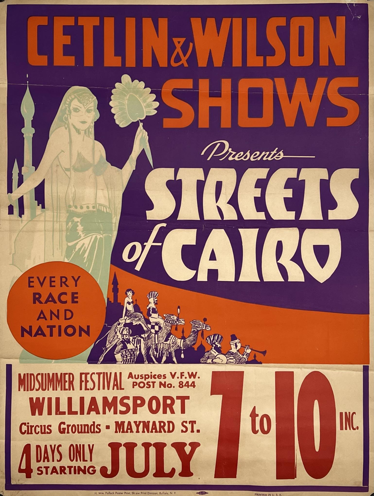 CETLIN & WILSON SHOWS POSTER (1 of 1)