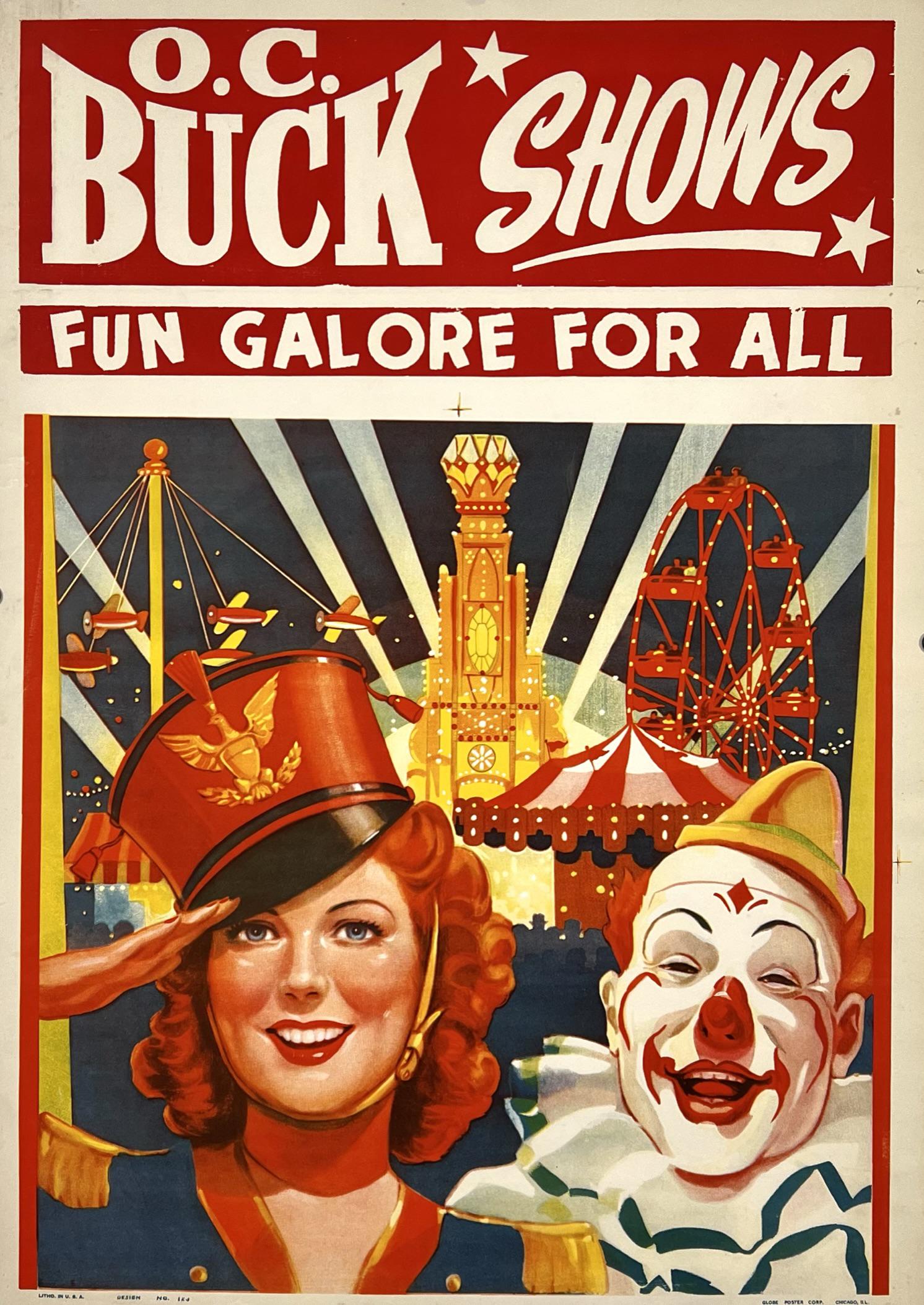 O.C. BUCK SHOWS CARNIVAL POSTER (1 of 1)