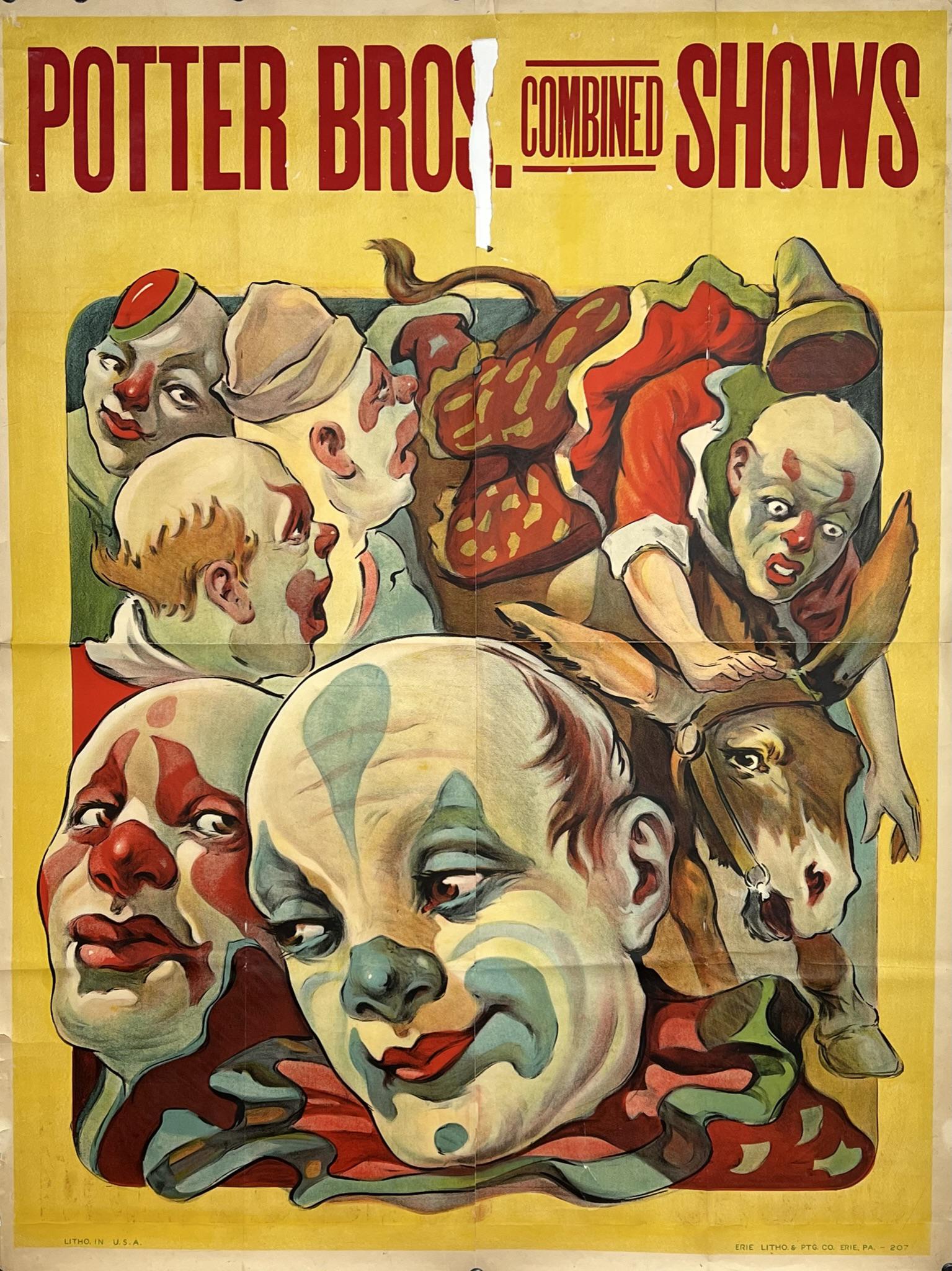 POTTER BROS. COMBINED SHOWS POSTER (1 of 1)