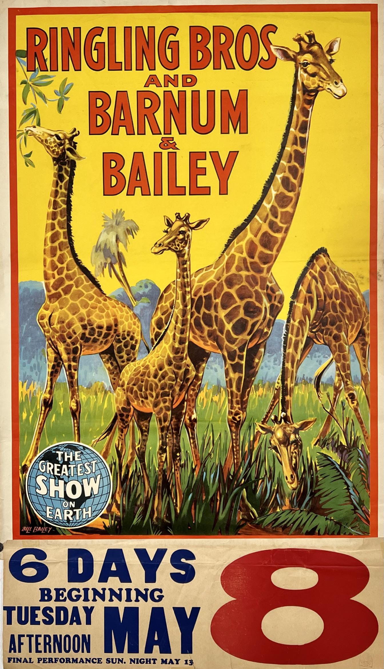 RINGLING BROS. BARNUM BAILEY CIRCUS POSTER (1 of 1)