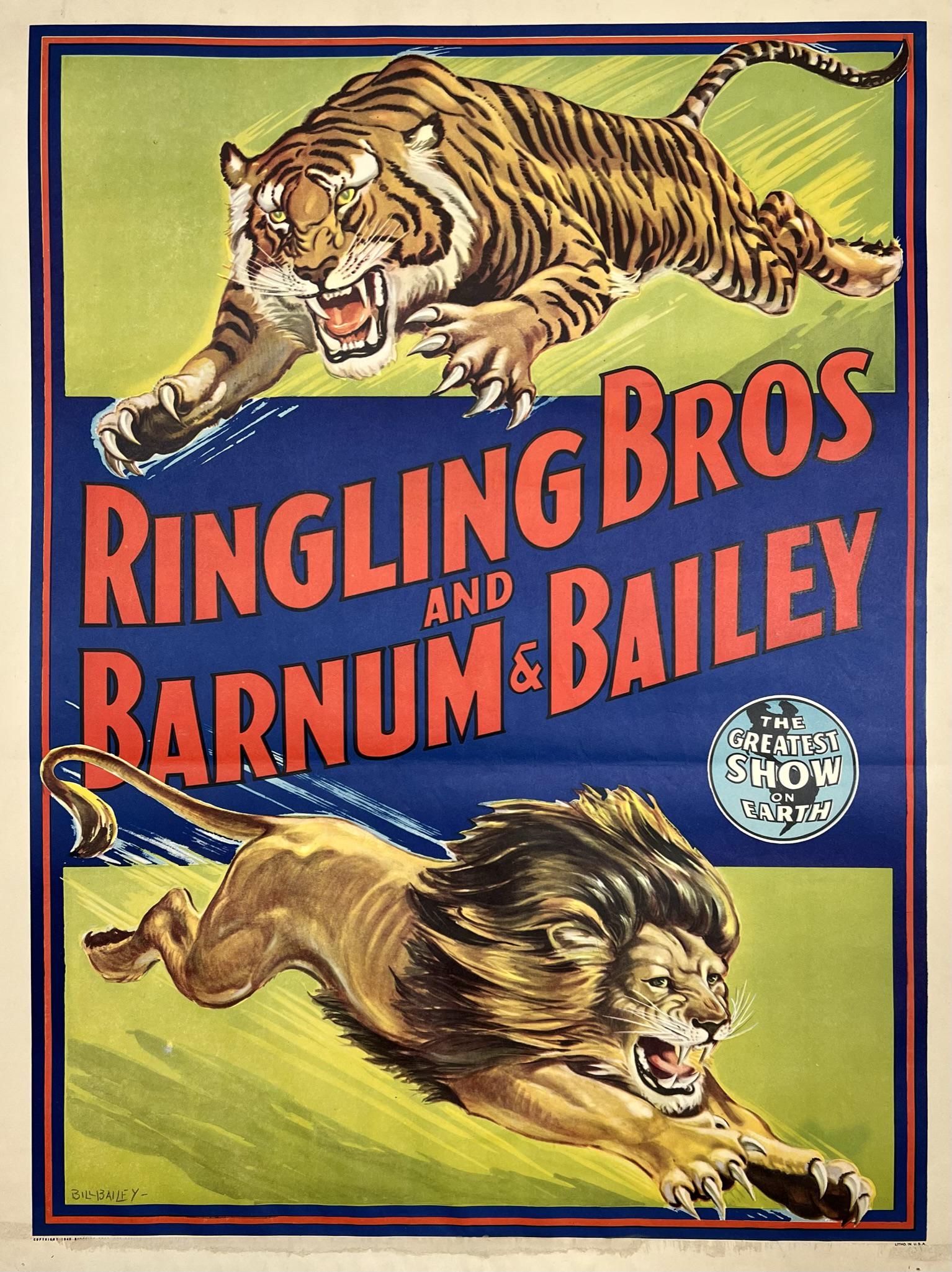 RINGLING BROS. BARNUM BAILEY CIRCUS POSTER (1 of 1)