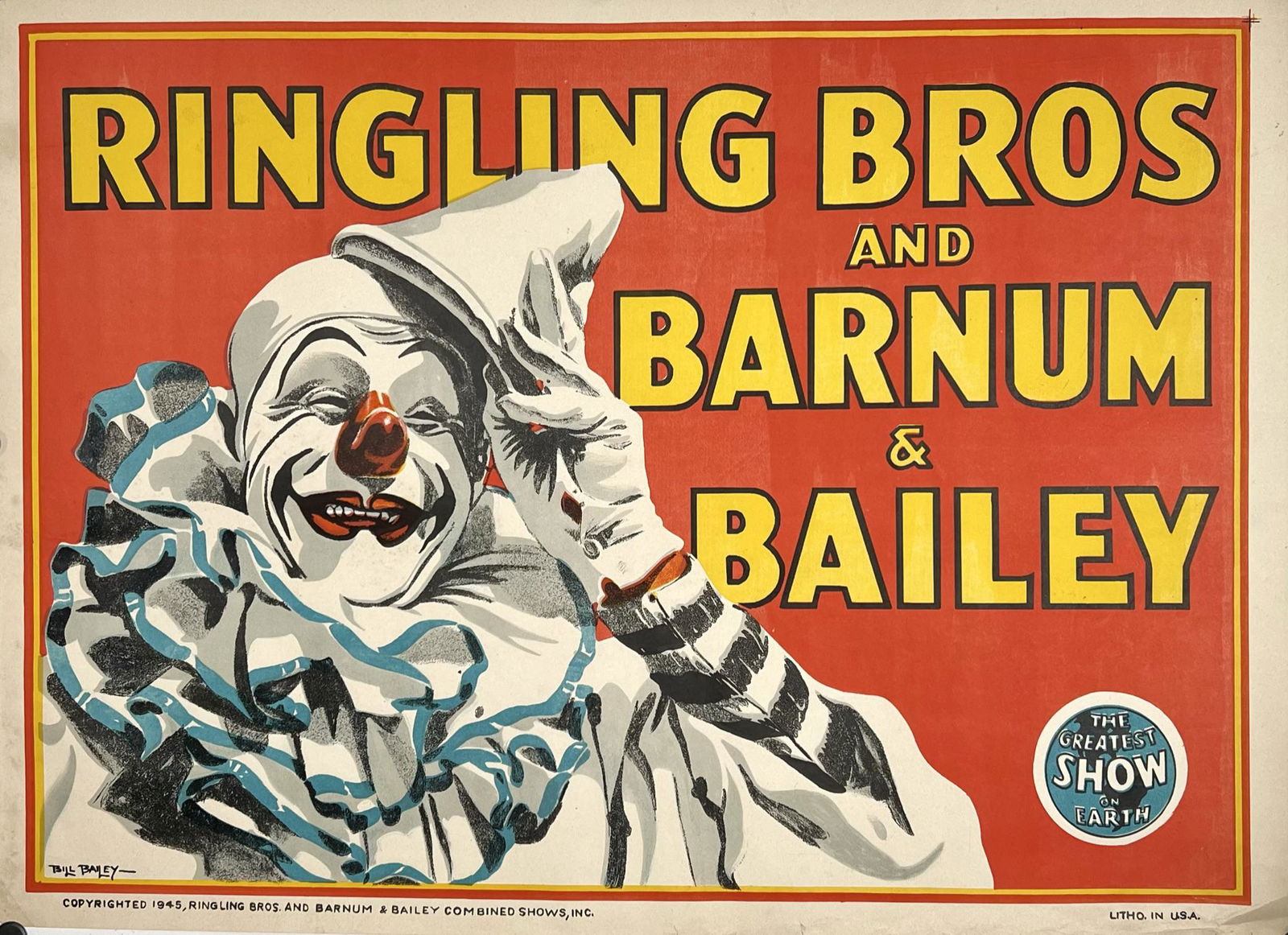 RINGLING BROS. BARNUM BAILEY CIRCUS POSTER (1 of 1)