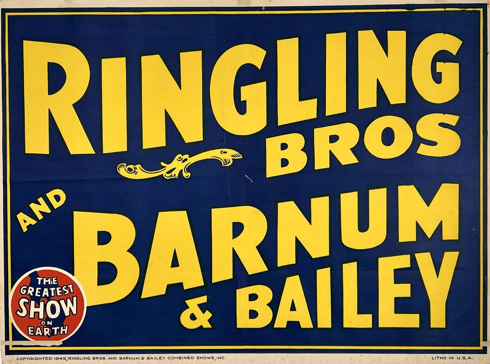 RINGLING BROS. BARNUM BAILEY CIRCUS POSTER (1 of 1)