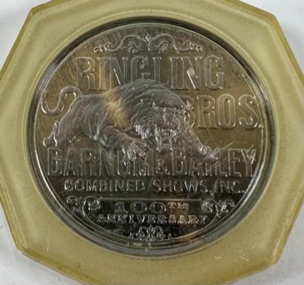 RBBB CIRCUS 999 FINE SILVER ART ROUND (1 of 2)