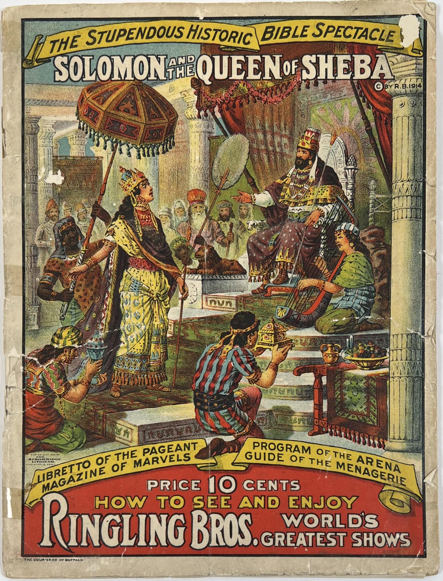 1914 RINGLING BROS. CIRCUS PROGRAM (1 of 1)