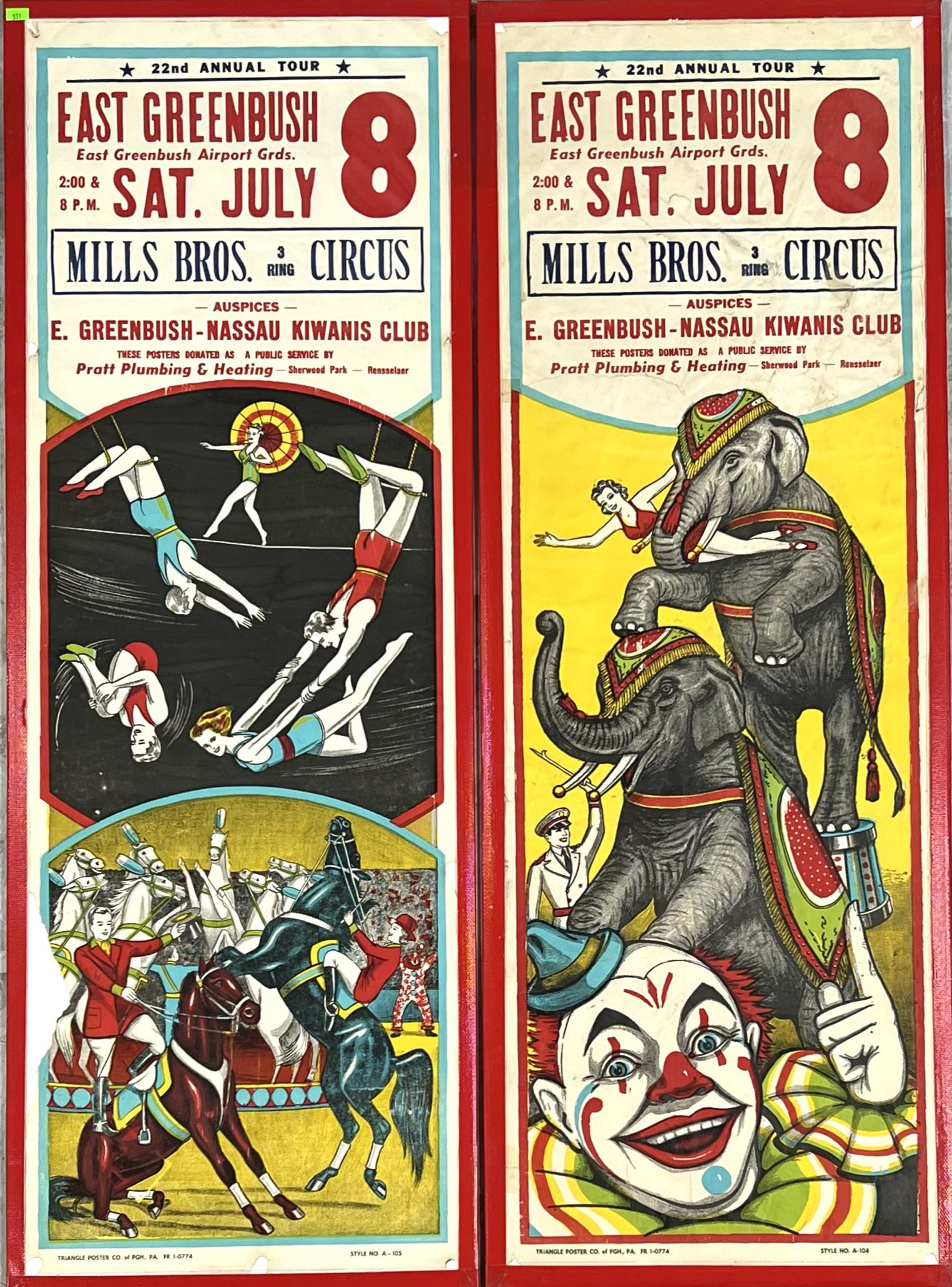MILLS BROS. CIRCUS POSTERS (1 of 1)