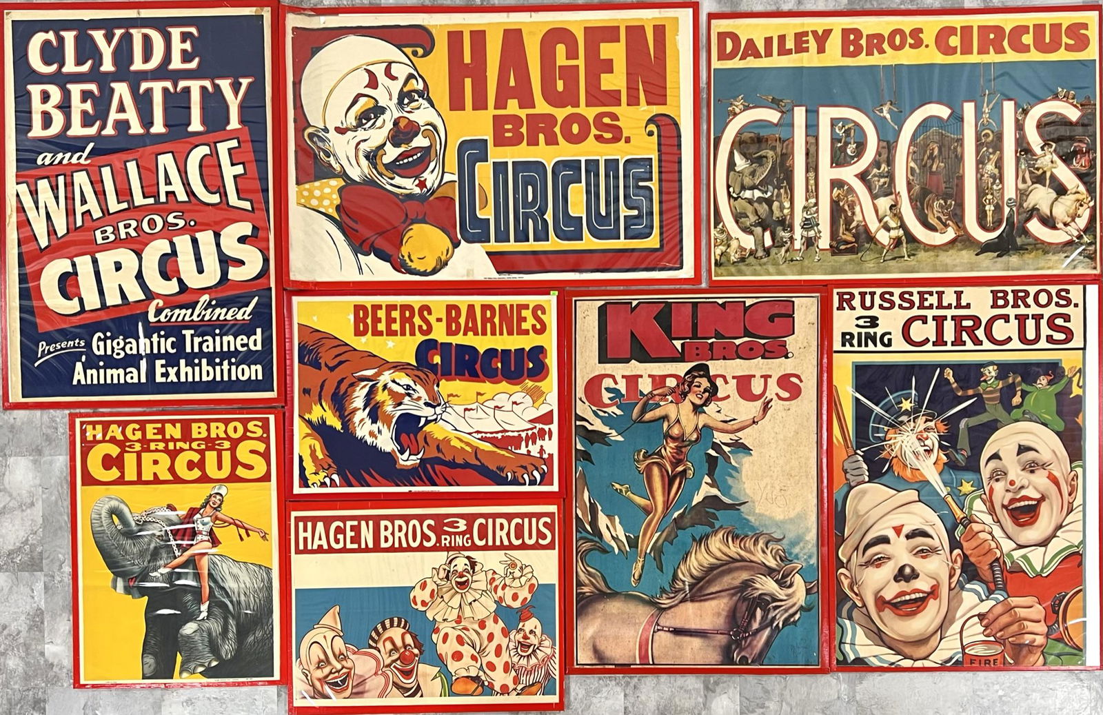 COLLECTION OF CIRCUS POSTERS (1 of 1)