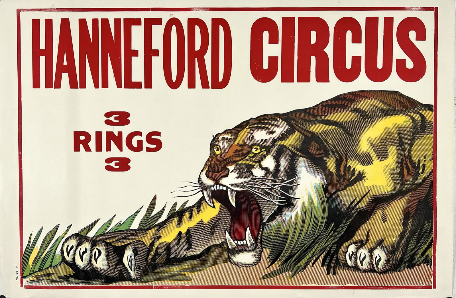 HANNEFORD CIRCUS POSTER (1 of 1)