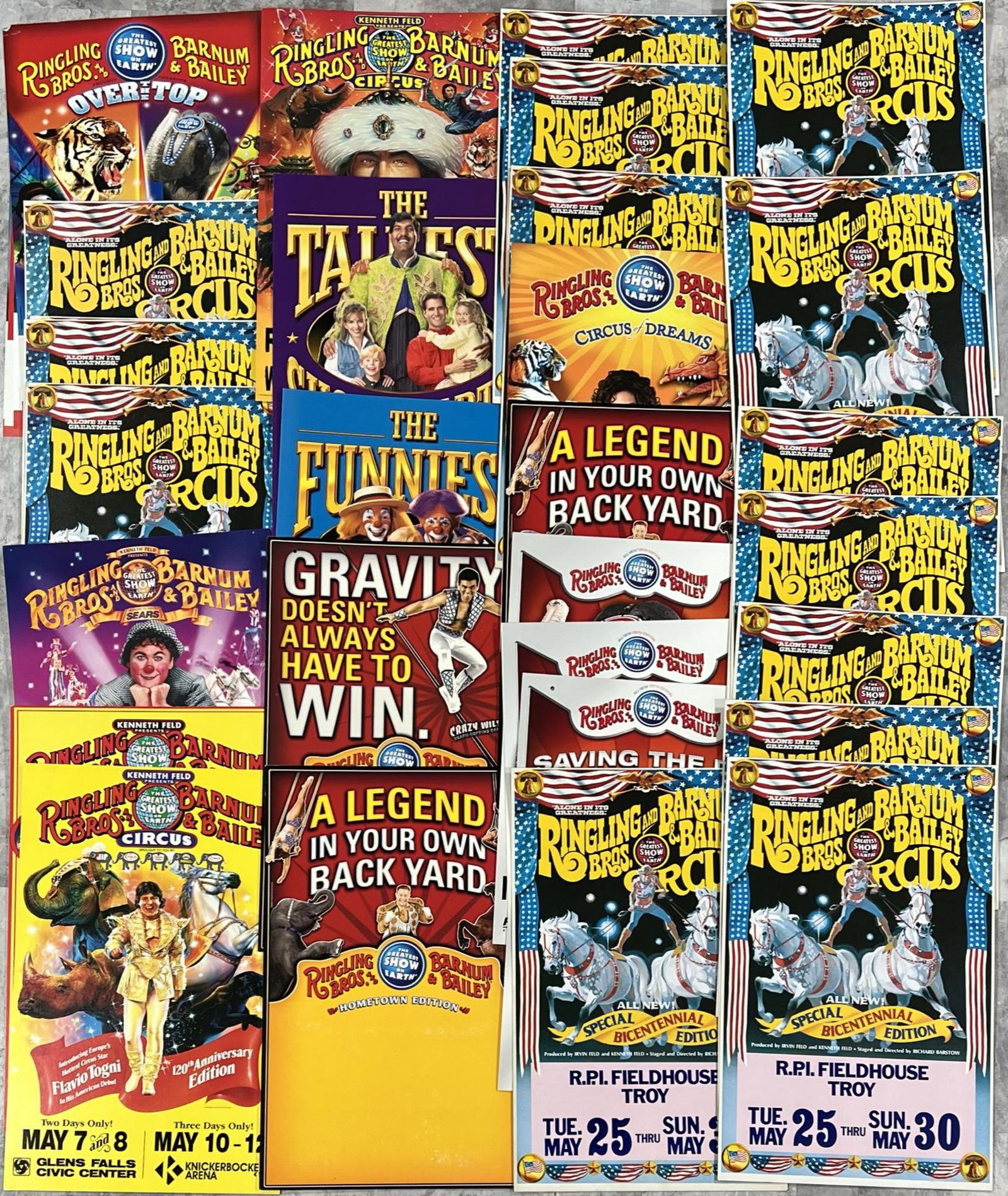 COLLECTION OF CIRCUS WINDOW CARDS (1 of 1)