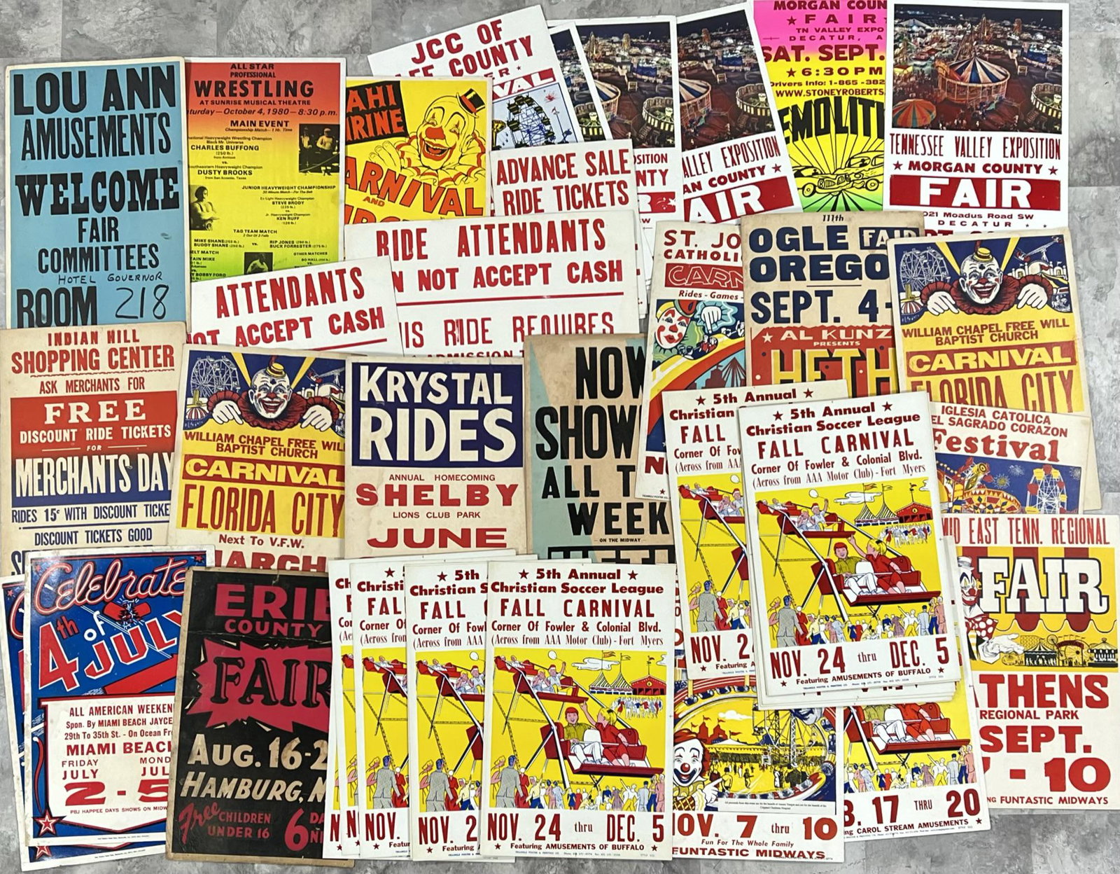 CARNIVAL & FAIR WINDOW CARDS (1 of 1)