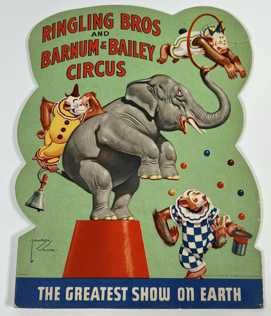 RINGLING BROS. BARNUM BAILEY CIRCUS COUNTER CARD (1 of 1)