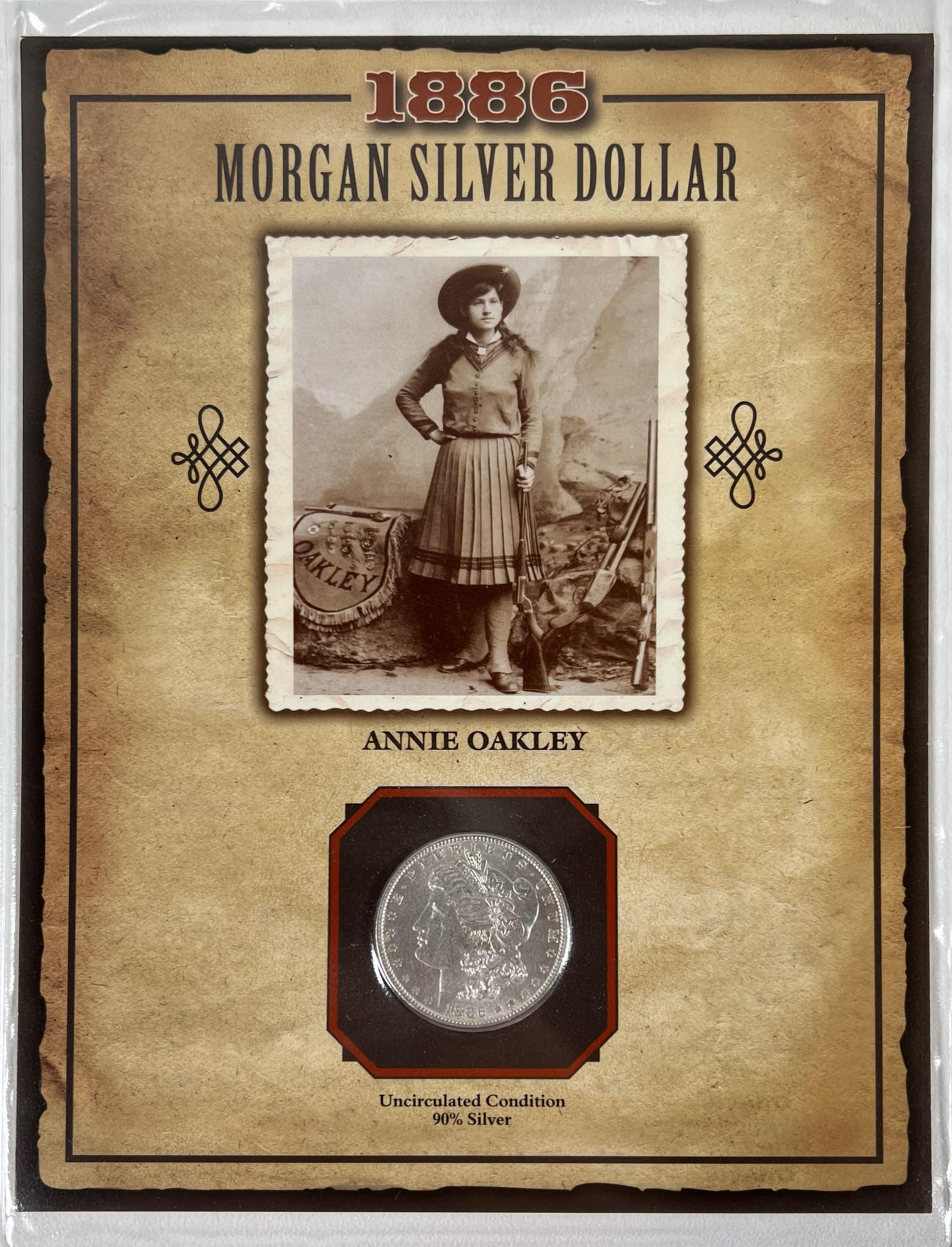 ANNIE OAKLEY ERA MORGAN SILVER DOLLAR (1 of 1)