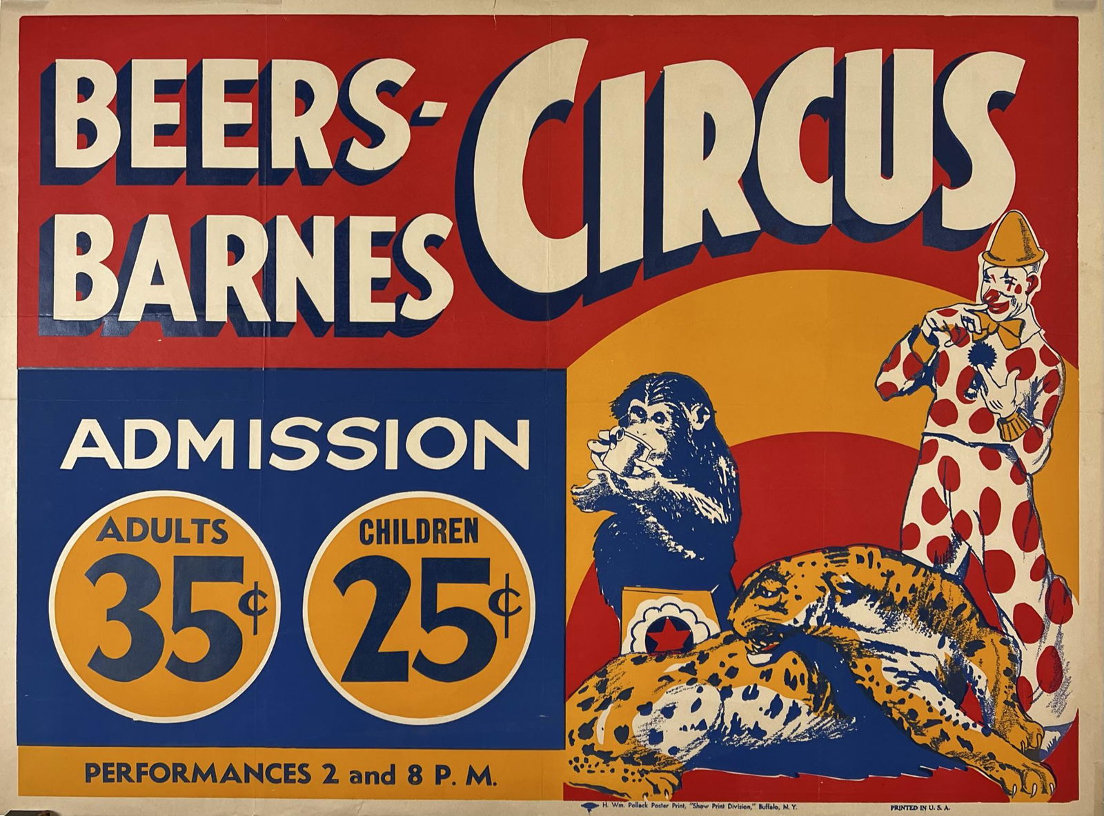 BEERS-BARNES CIRCUS POSTER (1 of 1)