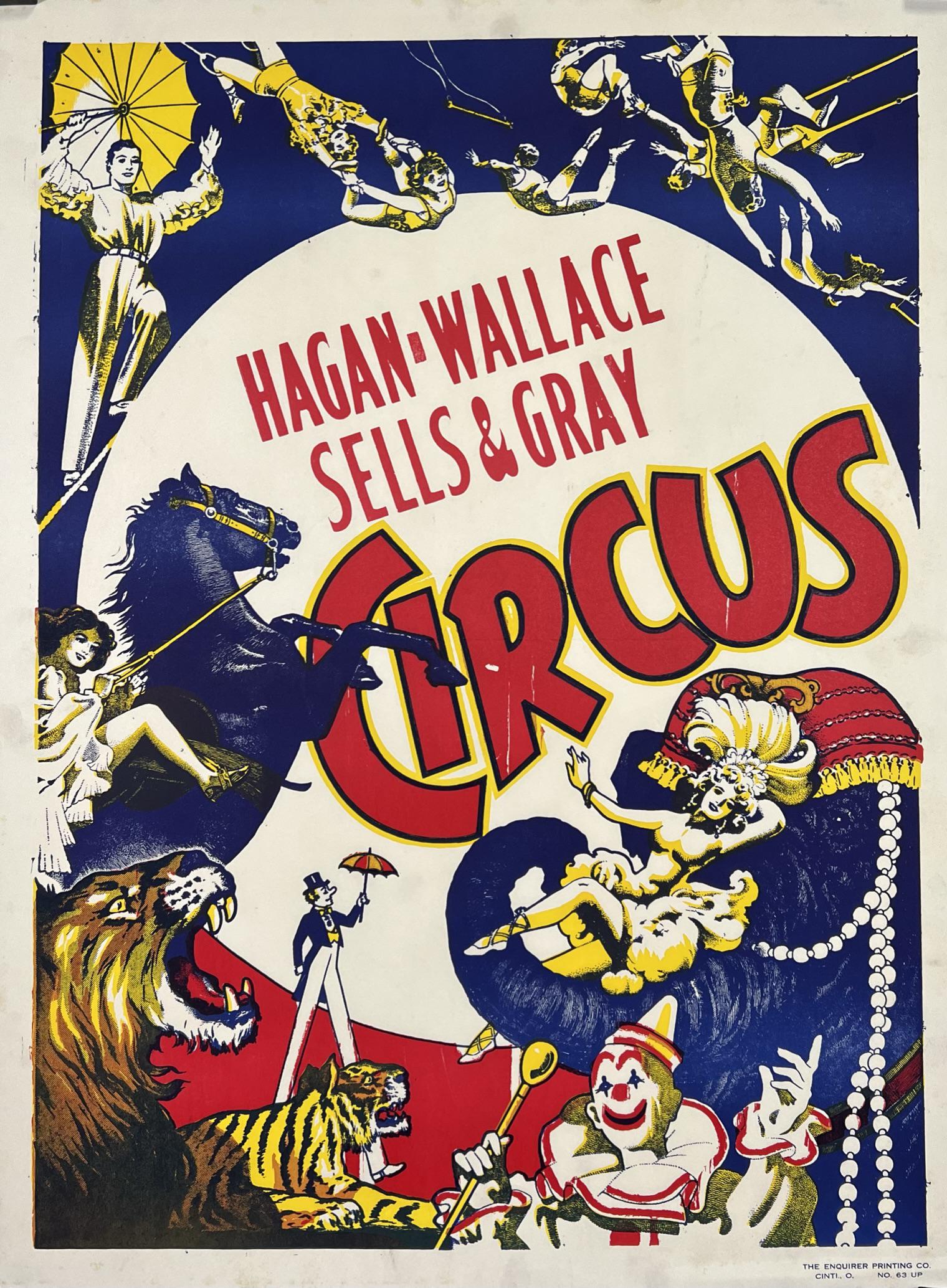 HAGAN-WALLACE CIRCUS POSTER (1 of 1)