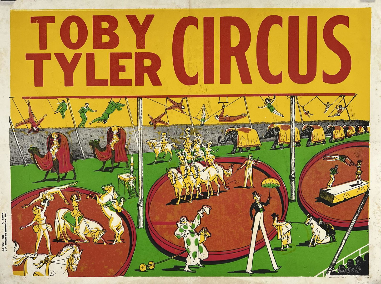 TOBY TYLER CIRCUS POSTER (1 of 1)