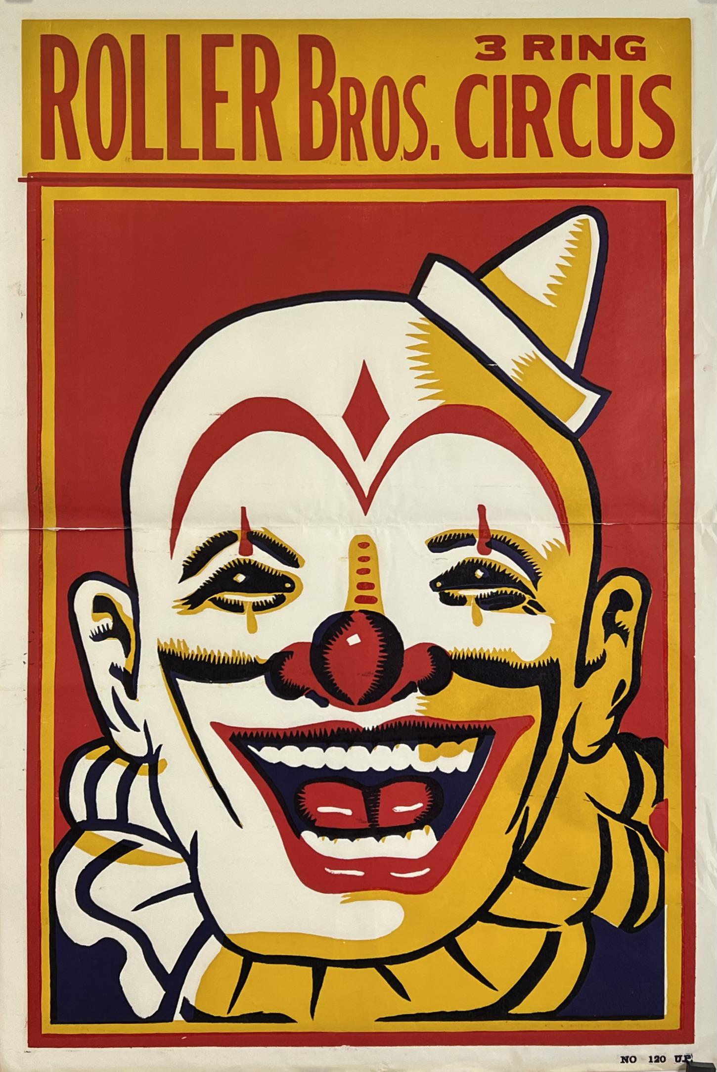 ROLLER BROS. CIRCUS POSTER (1 of 1)