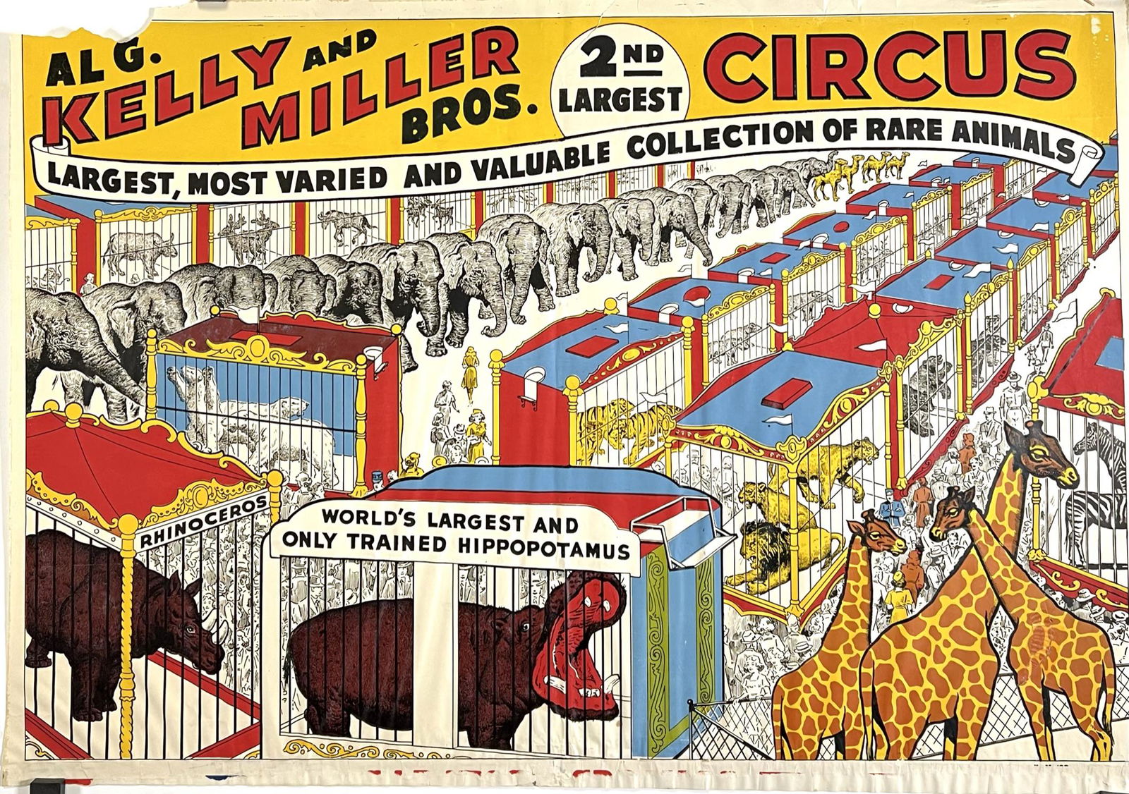 KELLY MILLER BROS. CIRCUS POSTER (1 of 1)