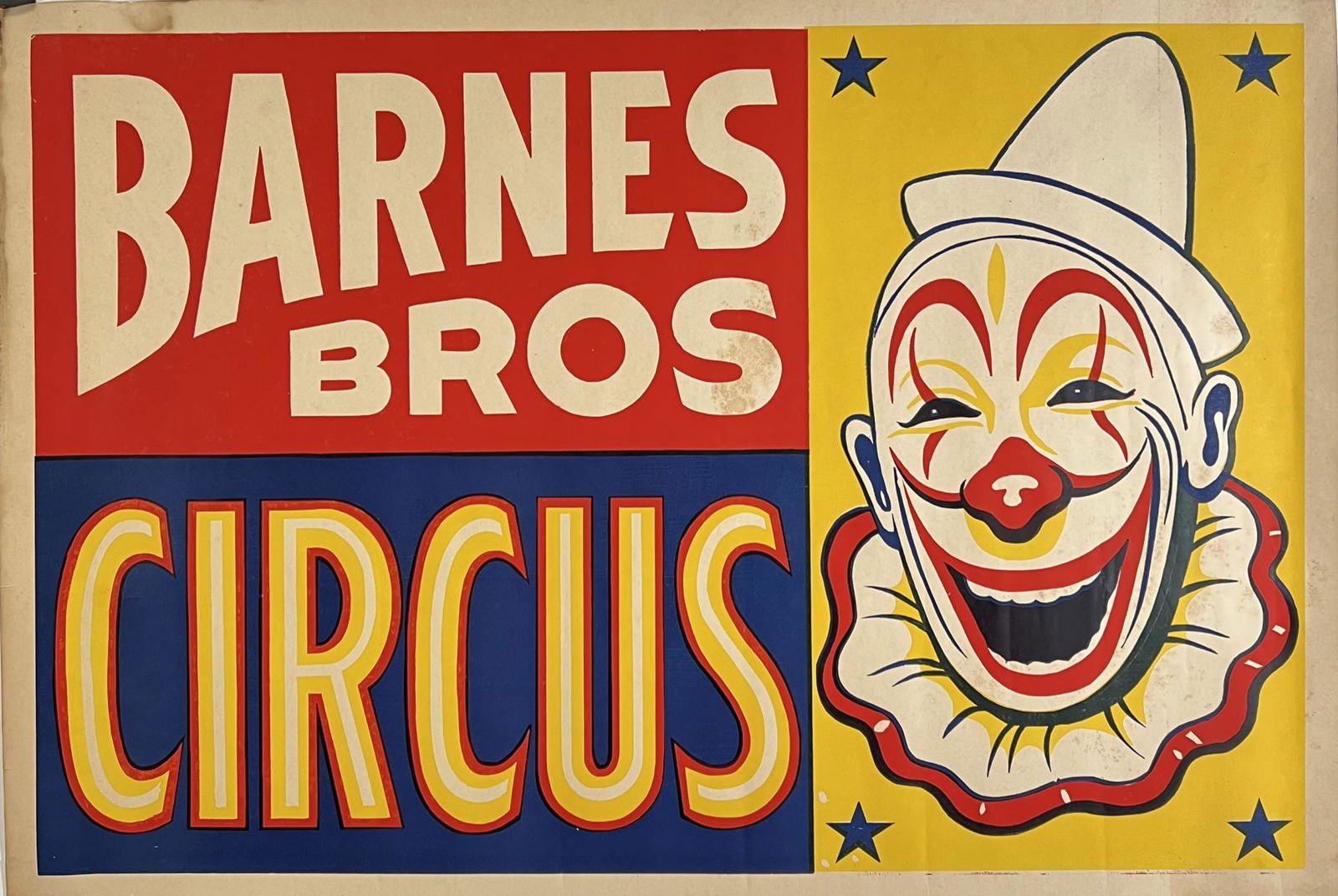 BARNES BROS. CIRCUS POSTER (1 of 1)