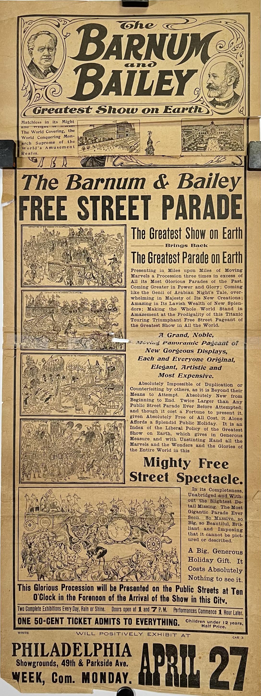 BARNUM & BAILEY CIRCUS HERALD (1 of 2)