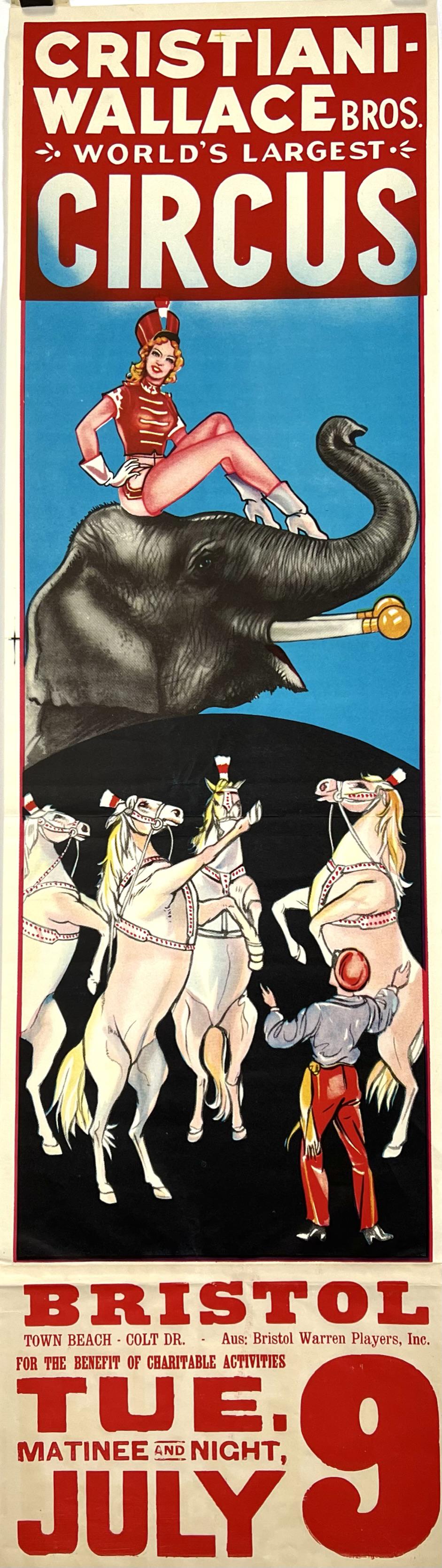 CRISTIANI BROS. CIRCUS POSTER (1 of 1)