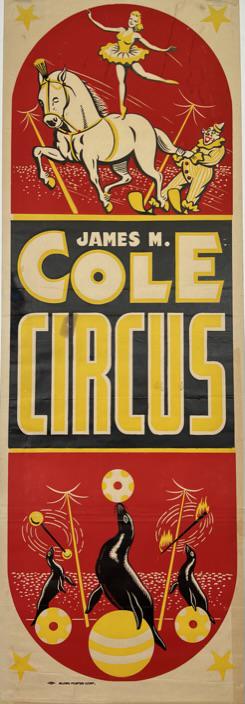JAMES M. COLE CIRCUS POSTER (1 of 1)