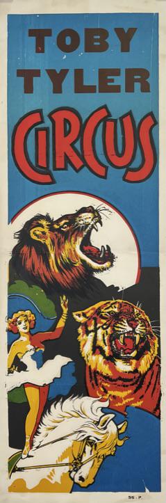 TOBY TYLER CIRCUS POSTER (1 of 1)