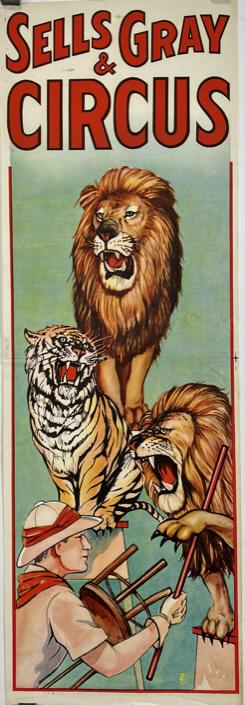 SELLS & GRAY CIRCUS POSTER (1 of 1)