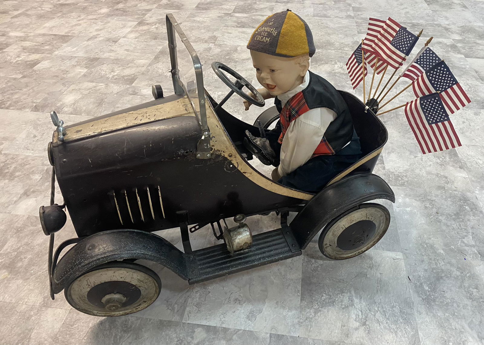 1929 NASH FENDERED PEDAL CAR BY STEELCRAFT (0008A) on Jan 14, 2023